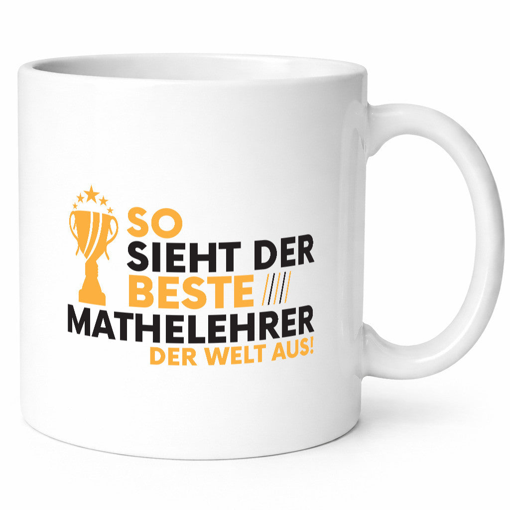 Der Weltbeste Mathelehrer | Lehrer Mathe Humor Geschenkidee Tasse