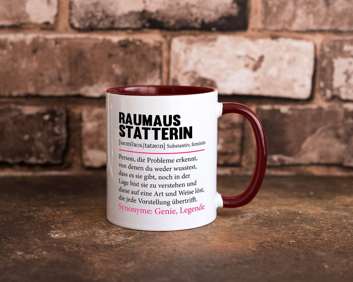 Raumausstatterin | Wohn Ausstatterin Beruf Humor Geschenk Arbeit Kollegen Büro