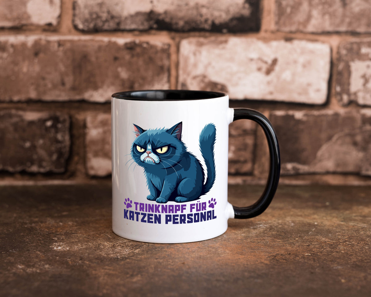 Katzen Personal | Katzenbesitzer Tasse Katze Humor vl8 Geschenkidee