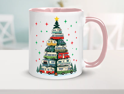 Camper | Camping Weihnachten Fahrzeuge Baumlichter v2 lustig Humor Geschenkidee