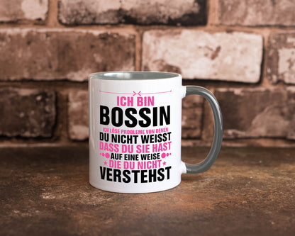 Löse Probleme: Bossin | Führungskraft Vorgesetzte lustig Humor Geschenkidee