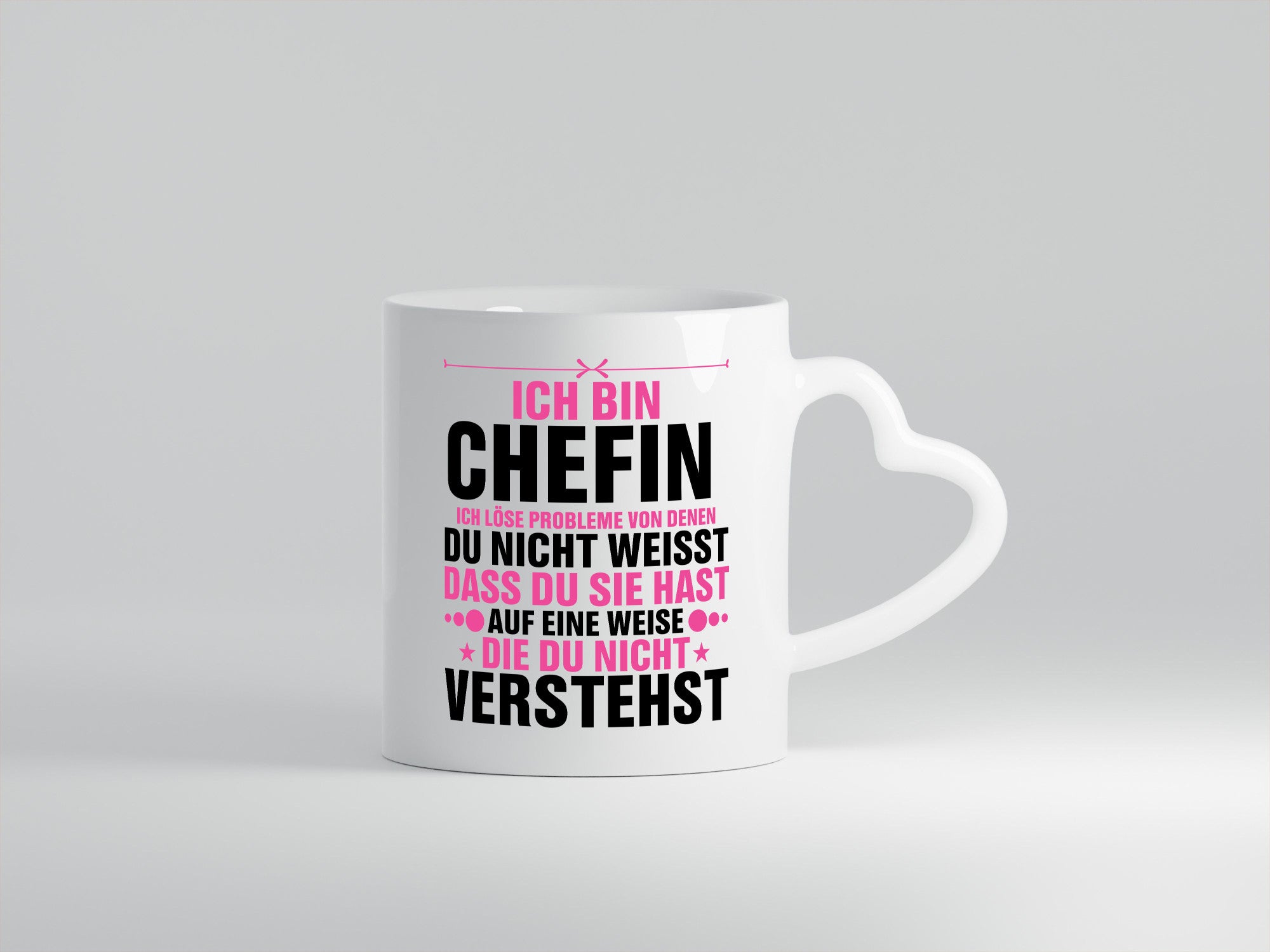 Löse Probleme: Chefin | Führungskraft Vorgesetzte lustiger Spruch Geschenk