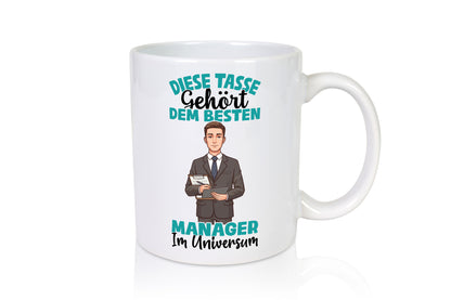 Im Universum: Manager | Management Geschenk Humor Geschenkidee lustiger Spruch