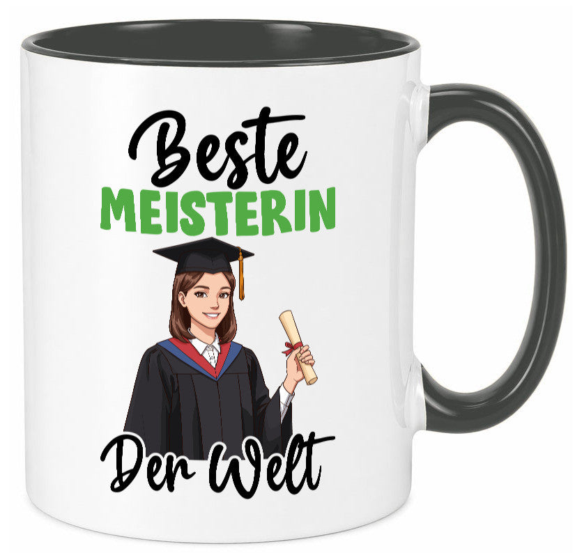 Beste Meisterin | Meisterbrief v2 Geschenk Humor Geschenkidee lustiger Spruch