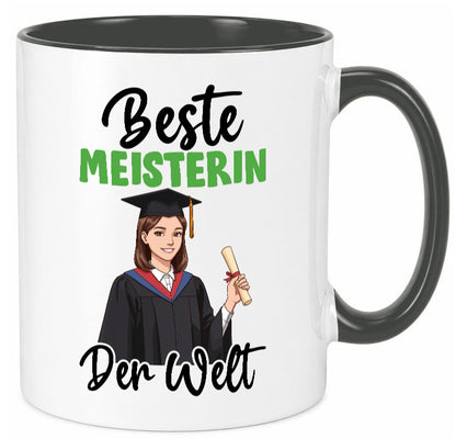 Beste Meisterin | Meisterbrief v2 Geschenk Humor Geschenkidee lustiger Spruch