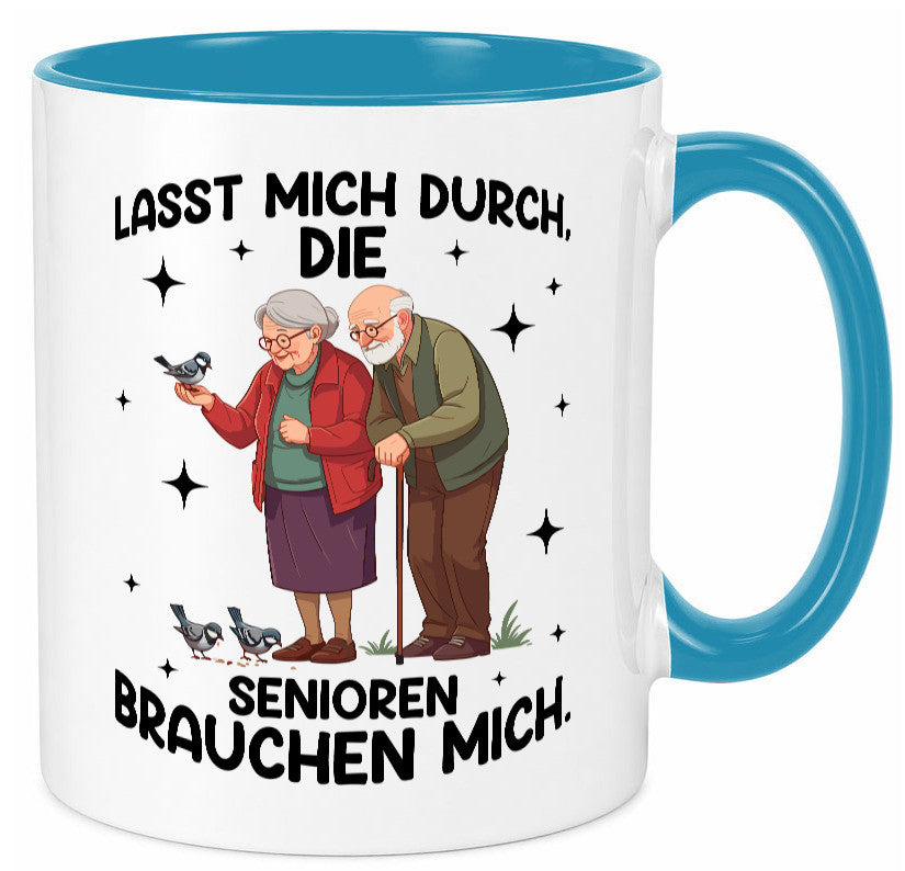Senioren brauchen mich | Altenpflege Pflegekraft lustiger Spruch Geschenk Humor