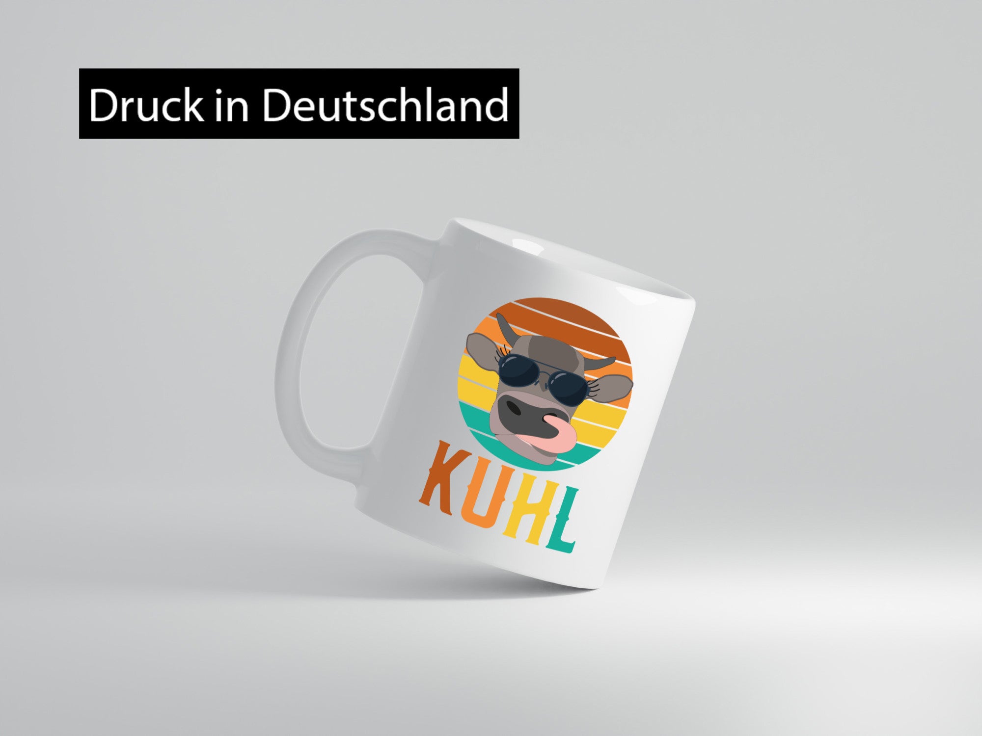 Kuhl | Kuh mit Sonnenbrille Stier Bauernhof Landwirt lustiger Spruch Geschenk