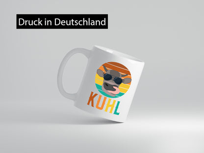 Kuhl | Kuh mit Sonnenbrille Stier Bauernhof Landwirt lustiger Spruch Geschenk