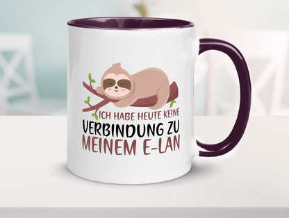 Verbindung zum Elan | WLAN Faultier Faulpelz Laufband Humor Tierliebhaber