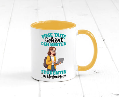 Im Universum: Studentin | Uni Studium Universität Geschenk Humor Geschenkidee