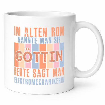 Heute sagt man: Elektromechanikerin | Mechanikerin Geschenkidee Humor Tasse
