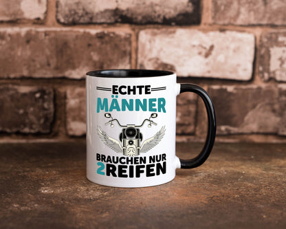 Echte Männer | Motorrad Tasse Motorradfahrer Biker lustiger Spruch Geschenk