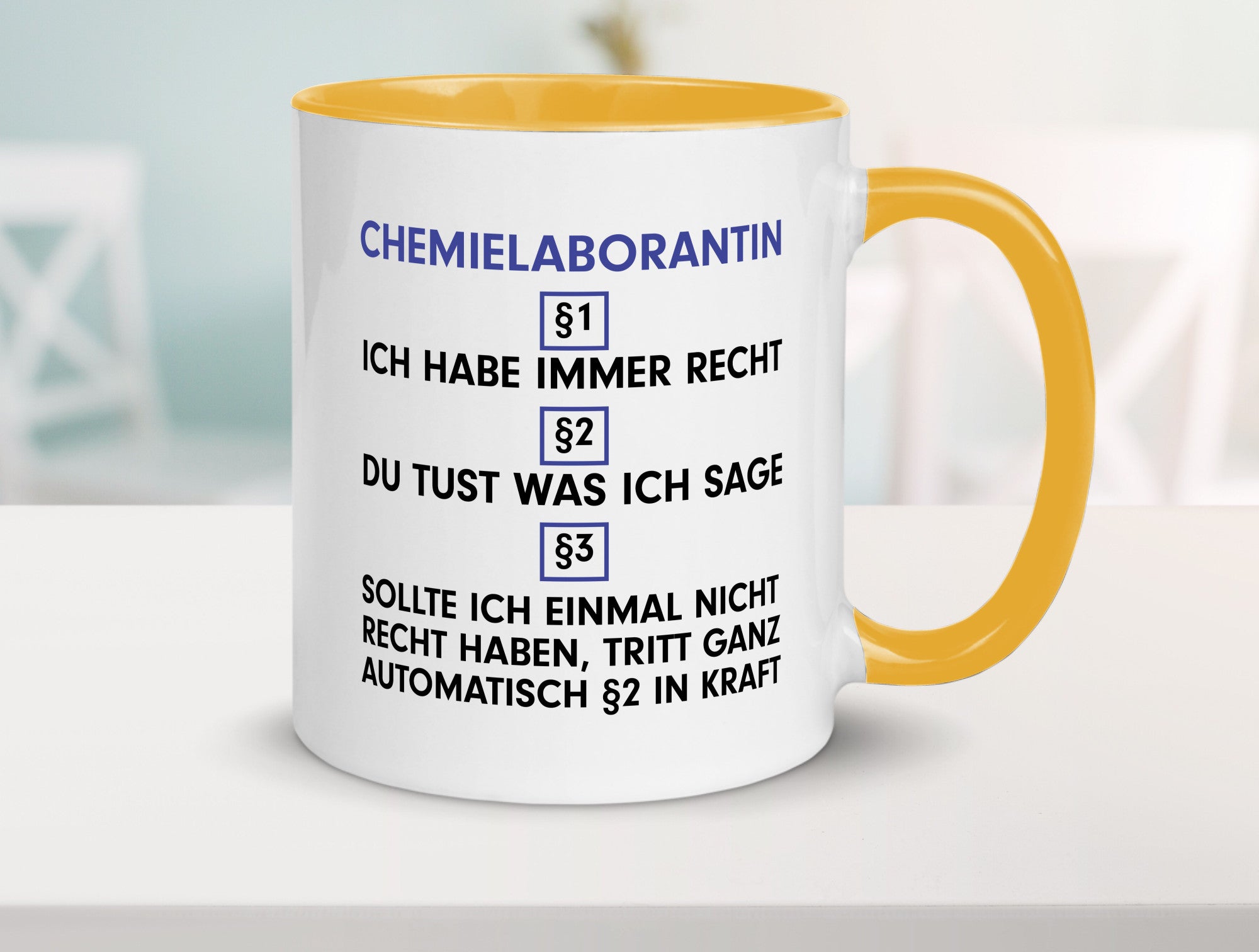Ich habe immer Recht Chemielaborantin | Laborantin Chemie Humor Geschenkidee