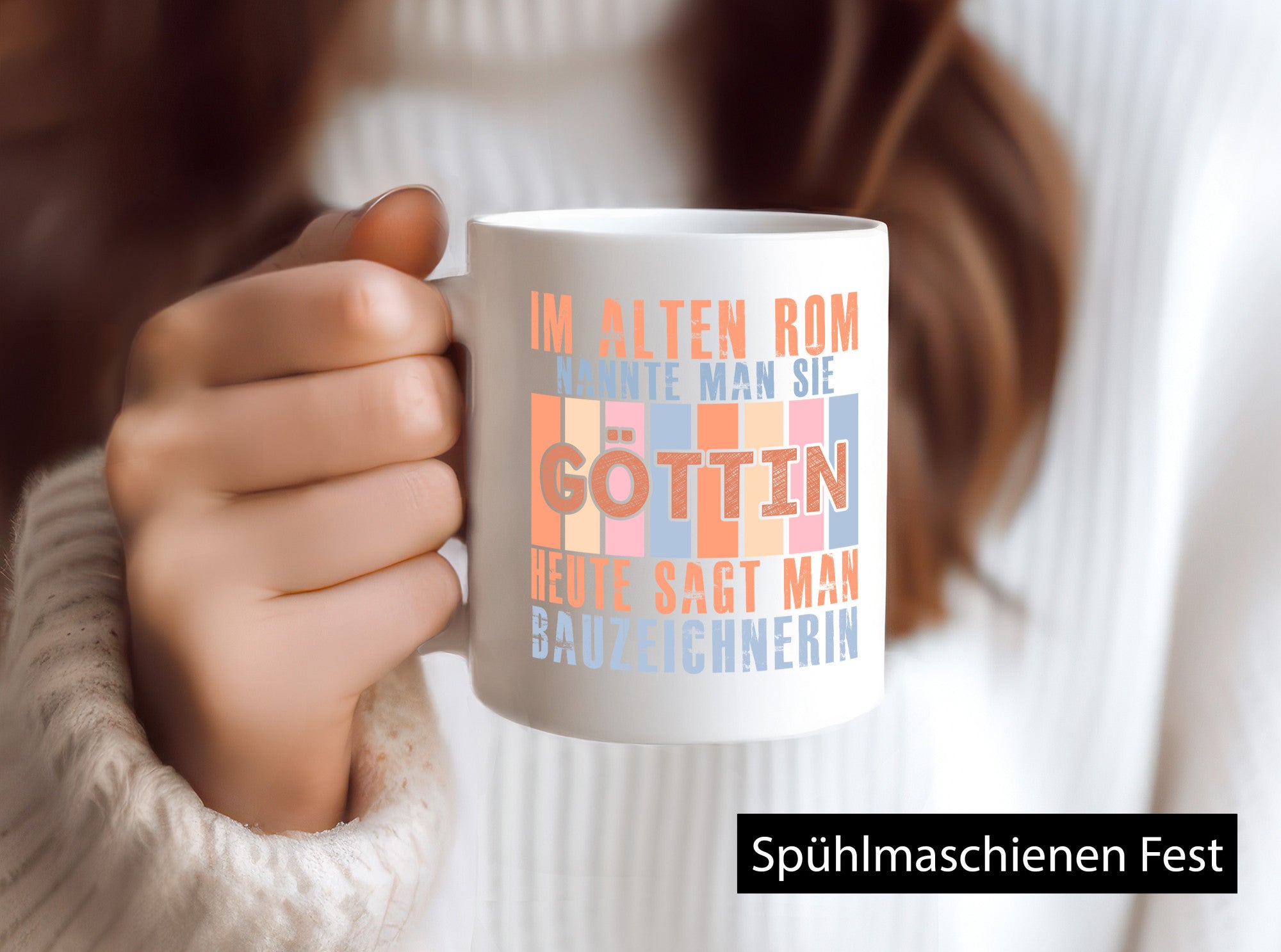 Heute sagt man: Bauzeichnerin | Zeichnerin Geschenkidee Humor Tasse