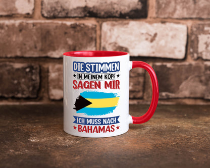 Bahamas | Urlaub Stimmen in meinem Kopf Traumland Geschenk Humor Geschenkidee