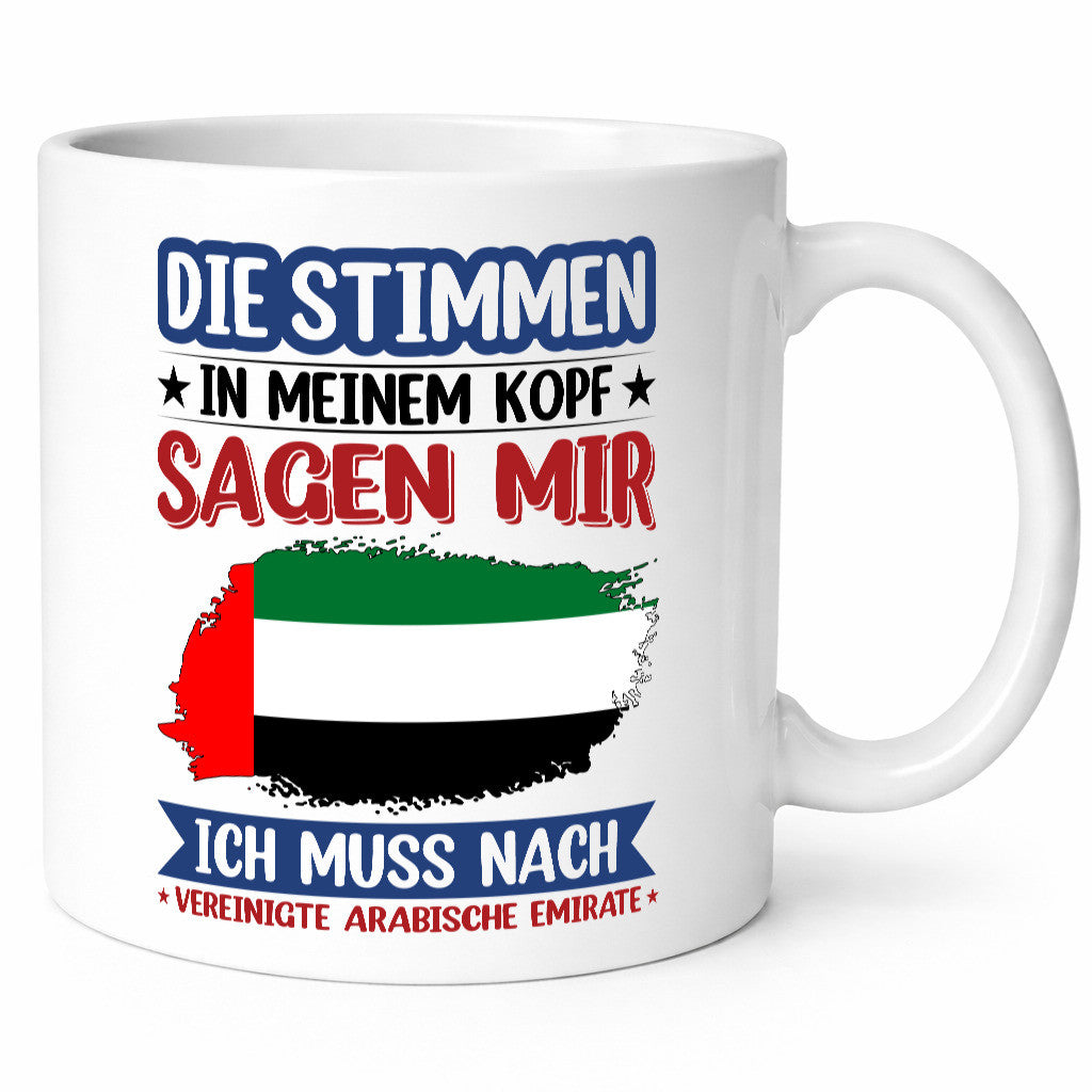 Vereinigte Arabische Emirate | Urlaub Stimmen im Kopf v2 Geschenk Humor