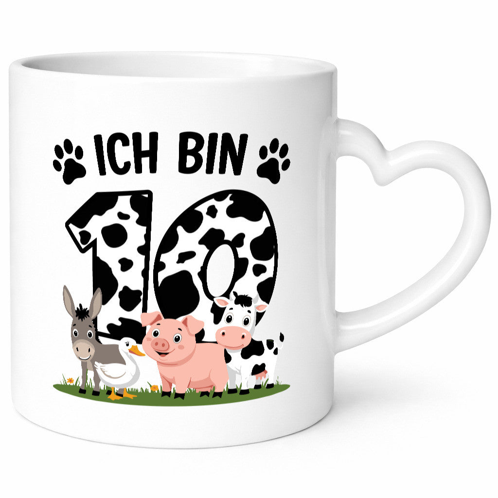 10 Geburtstag | Jahre Farmer Kind lustiger Spruch Geschenk Geschenkidee Tasse