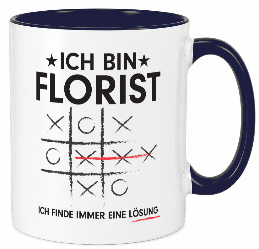 Lösung finden: Florist | Blumen Verkäufer v2 lustig Humor Geschenkidee Geschenk