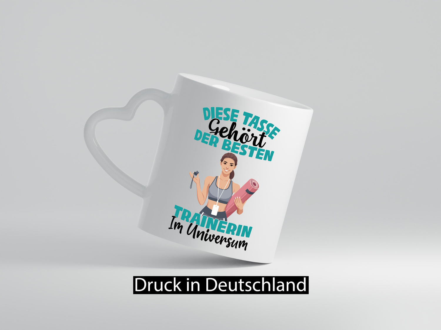 Im Universum: Trainerin | Sportverein Humor lustig Geschenkidee Geschenk Tasse