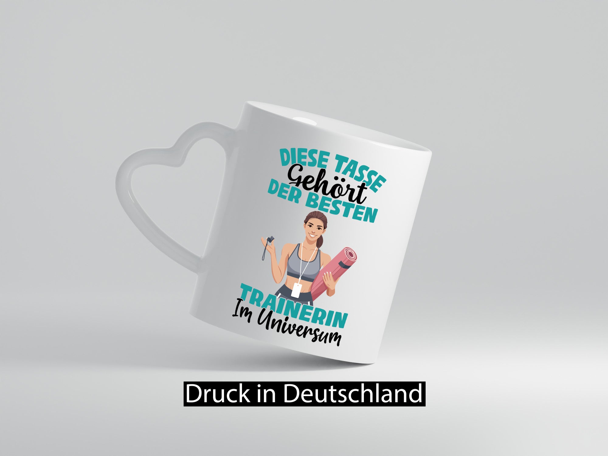 Im Universum: Trainerin | Sportverein Humor lustig Geschenkidee Geschenk Tasse