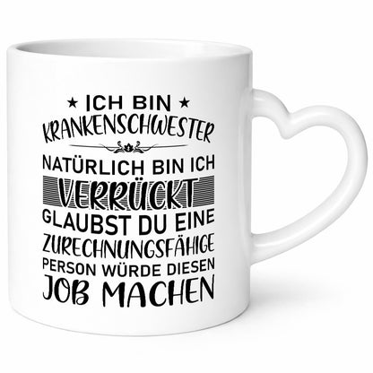 Verrückte Krankenschwester macht Job | Sternchen Geschenk Arbeit Kollegen Büro