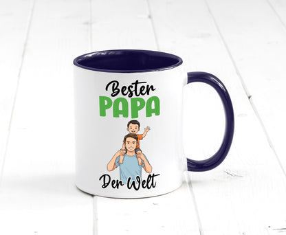 Bester Papa | Vatertag Daddy Familie lustiger Spruch Geschenk Geschenkidee Tasse