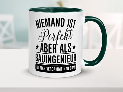 Verdammt nah dran: Bauingenieur | Ingenieur lustiger Spruch Geschenk Humor