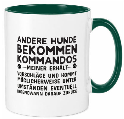Hunde Training | Hundebesitzer Tasse Hundekommando lustig Tierliebhaber Humor