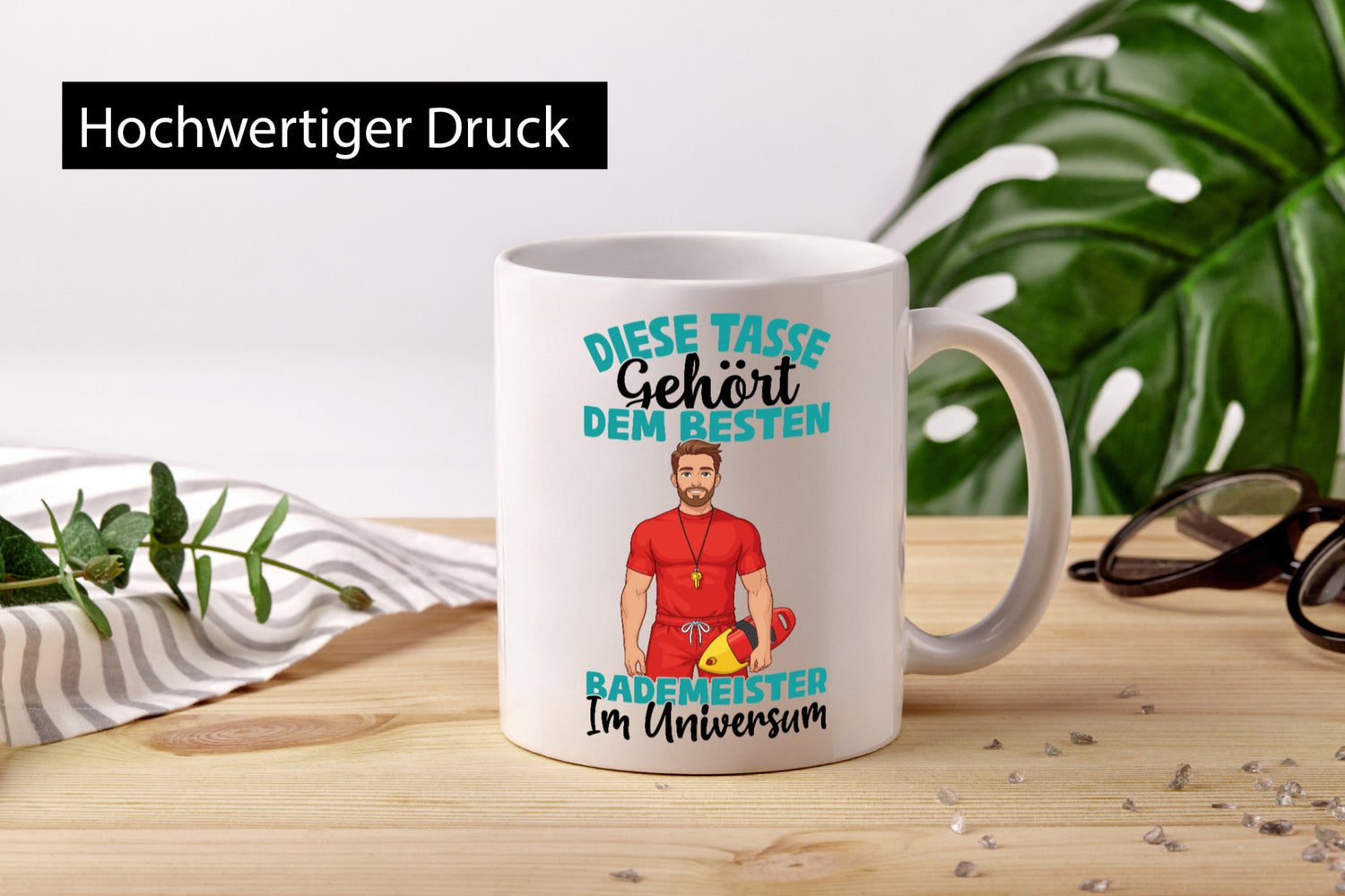 Im Universum: Bademeister | Rettungsschwimmer lustig Humor Geschenkidee