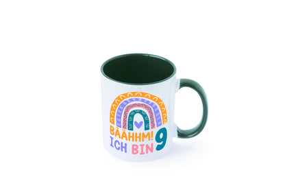 9. Geburtstag | 9 Jahre Regenbogen Bääm Mädchen Geschenk Geschenkidee lustiger
