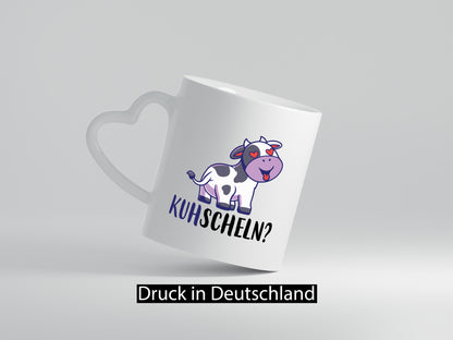 Kuhscheln | Kuh Kuscheln Paar Geschenk Humor Geschenkidee lustiger Spruch Tasse