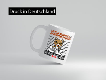 Glückwunsch zu deiner Flucht | Abschiedgeschenk v2 lustiger Spruch Geschenk