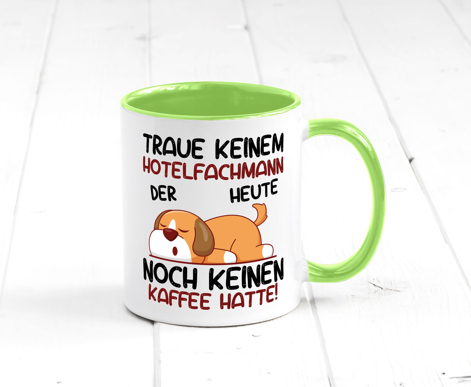 Traue keinem Hotelfachmann |Hotel lustig Humor Geschenkidee Geschenk Tasse