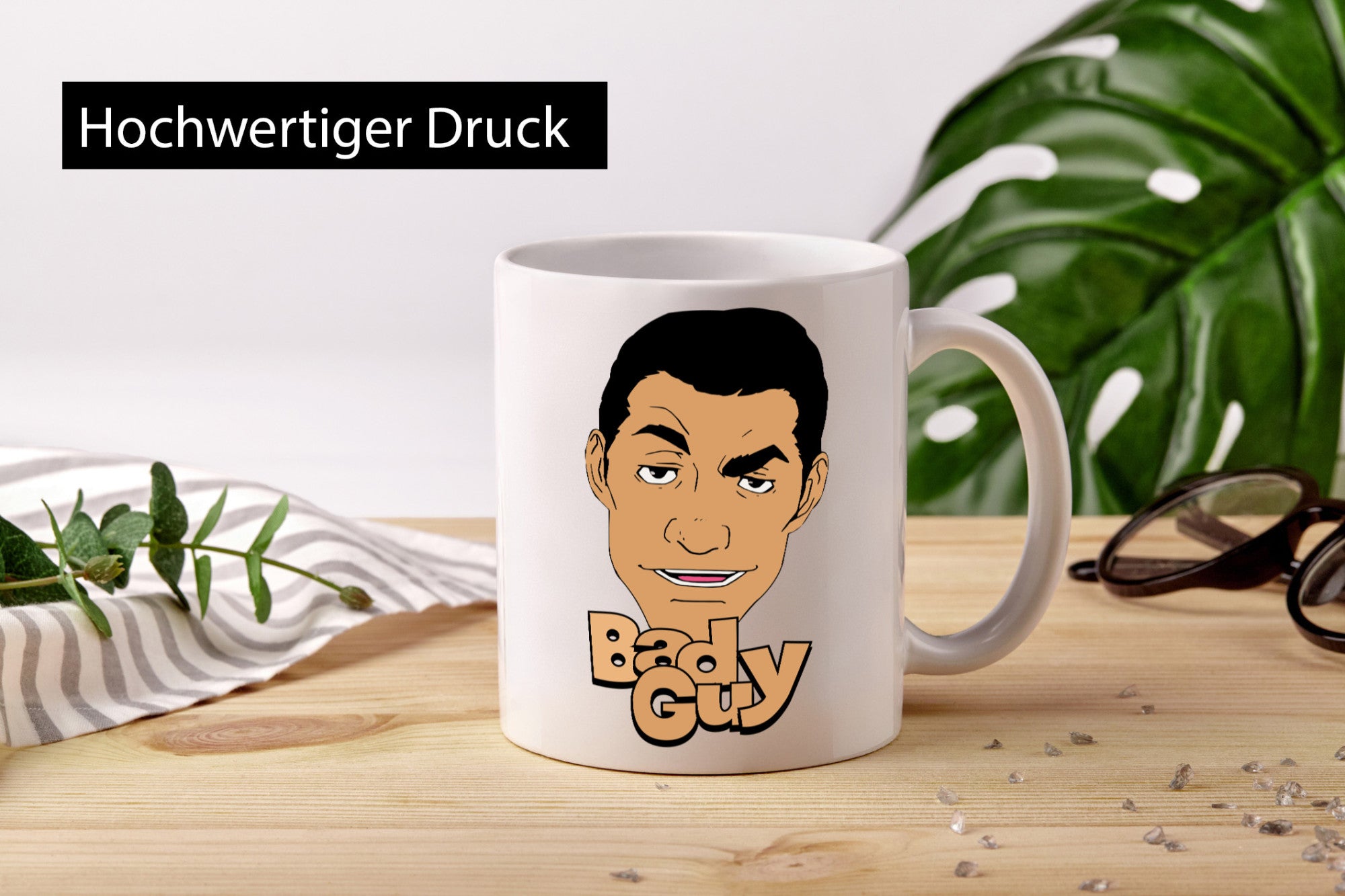 Bad Guy lustiger Spruch Geschenk Humor Geschenkidee Tasse