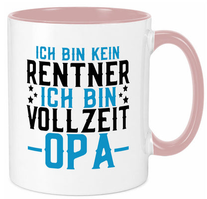Rentner | Vollzeit Opa Pension Ruhestand Großvater lustiger Spruch Geschenk