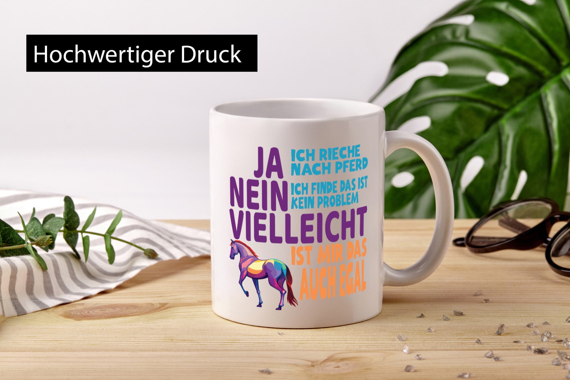 Ja ich Rieche nach Pferd | Reiten Pferdestall lustiger Spruch Geschenk Humor