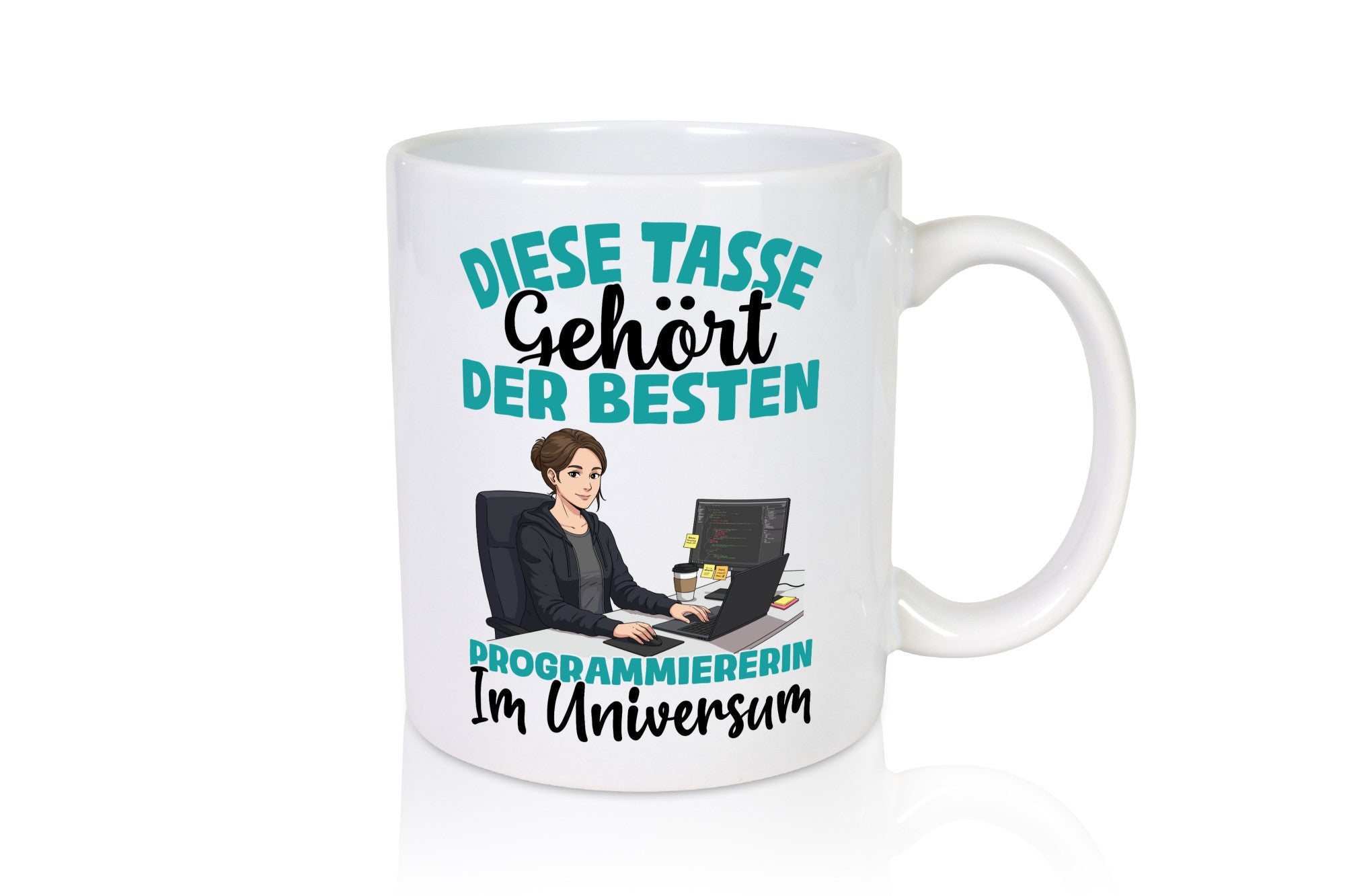 Im Universum: Programmiererin | Softwareentwickler Humor Geschenkidee Tasse