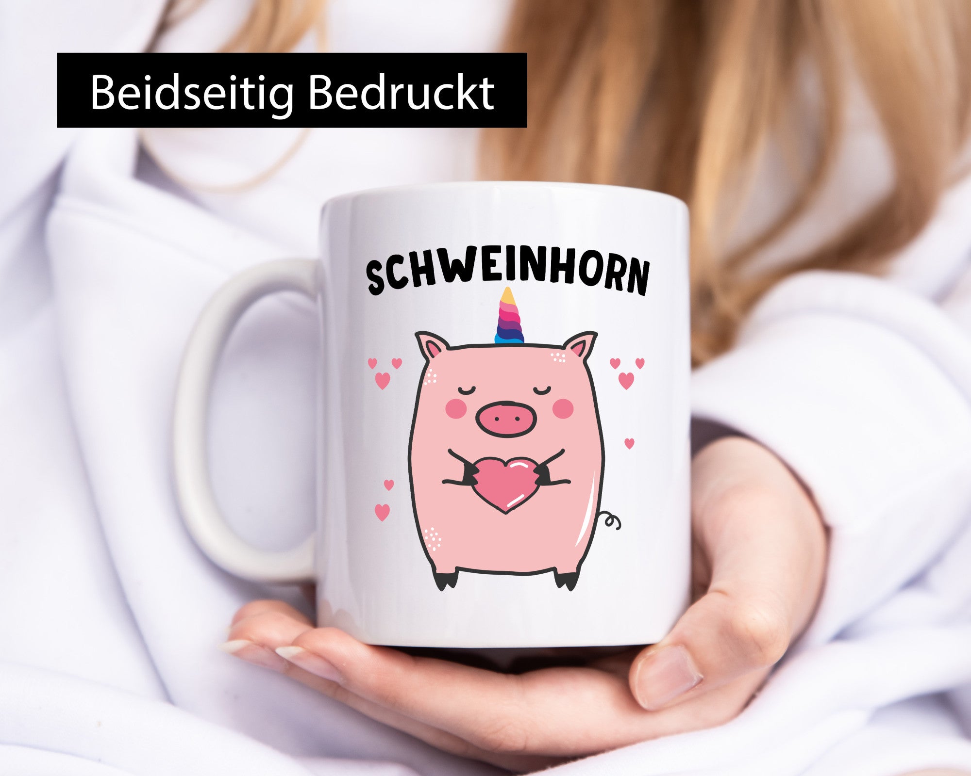 Schweinhorn lustig Humor Geschenkidee Geschenk Tasse
