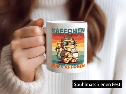 Coffee for the Monkey | Monkey Vintage Humor Gift Idea Mug