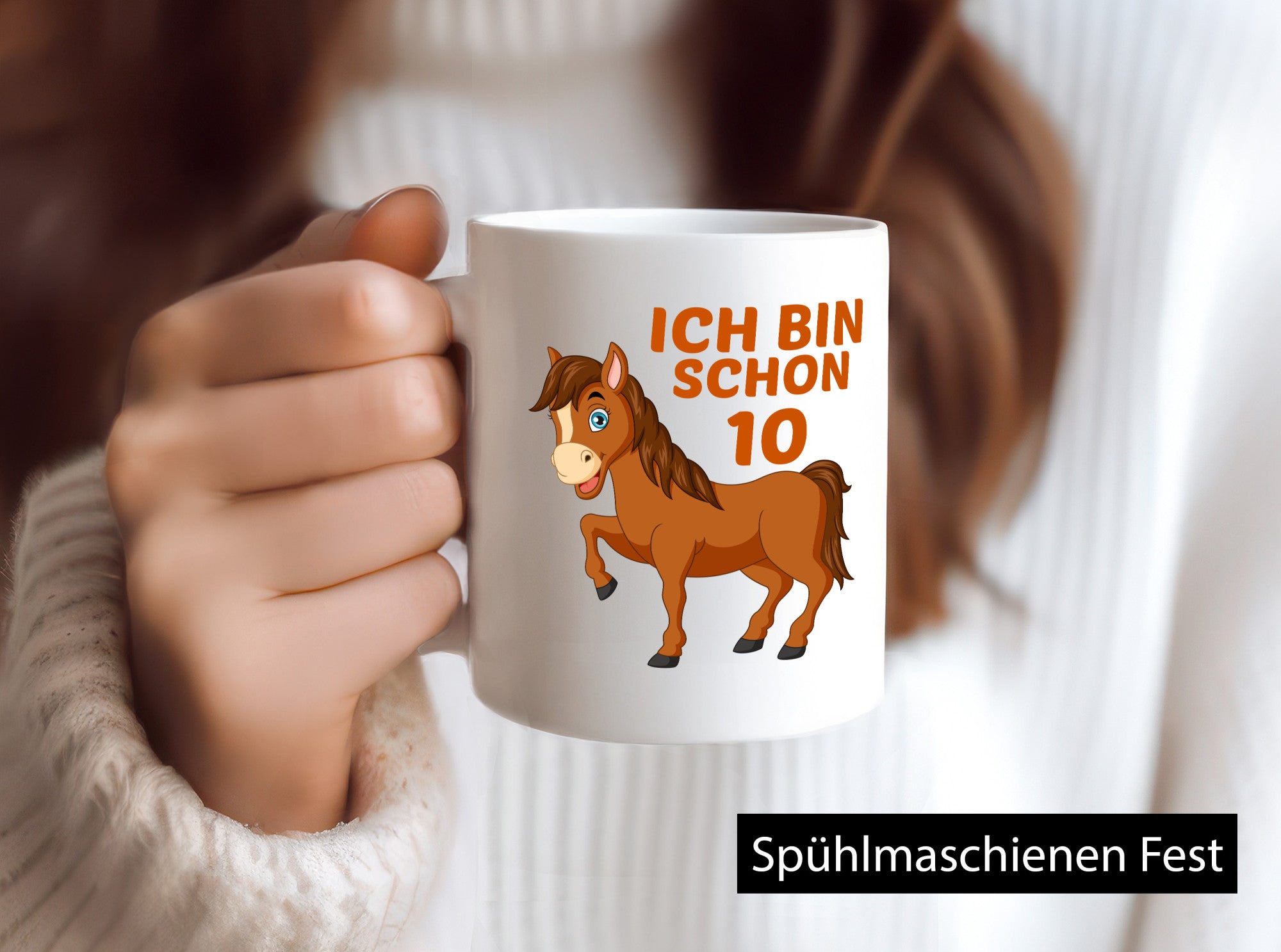 10. Geburtstag | Ich bin schon 10 Pferde Pony lustig Geschenkidee Geschenk Tasse