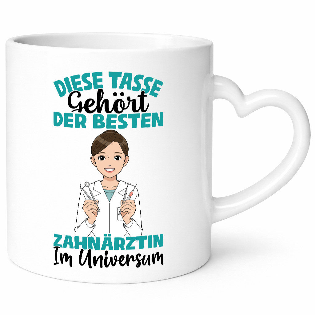 Im Universum: Zahnärztin | Zahnmedizin Beruf Geschenk Arbeit Kollegen Büro