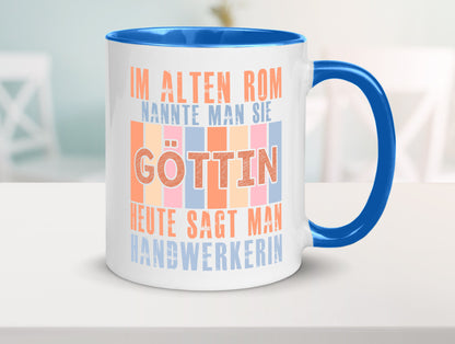 Heute sagt man: Handwerkerin | Handwerkerinnen Geschenk Humor Geschenkidee