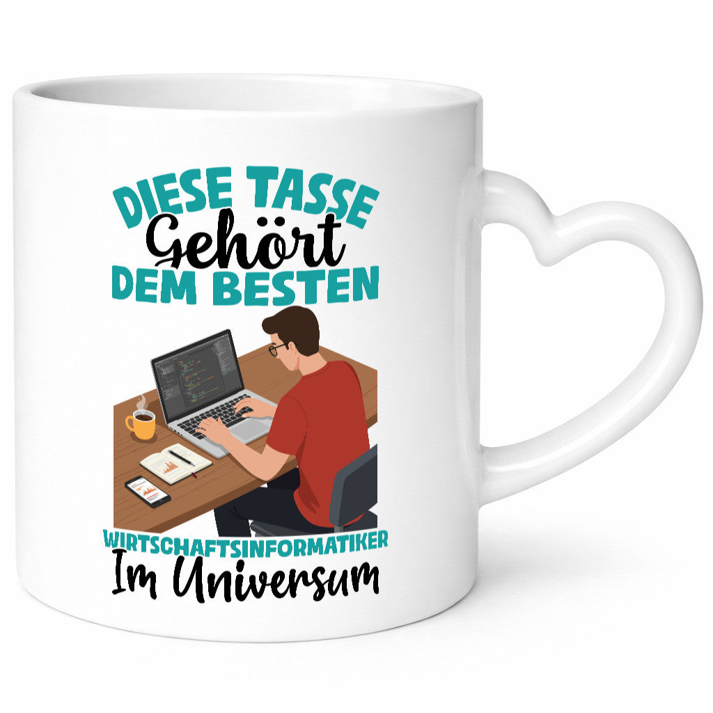 Im Universum: Wirtschaftsinformatiker | Informatik Humor Geschenkidee Tasse