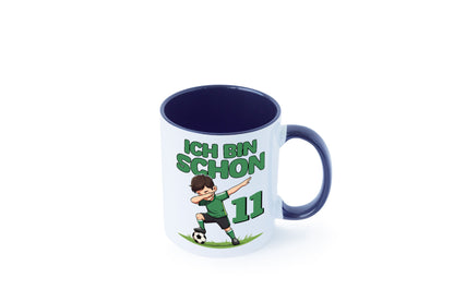 11. Geburtstag | 11 Jahre Fußballer Geschenkidee Humor Tasse