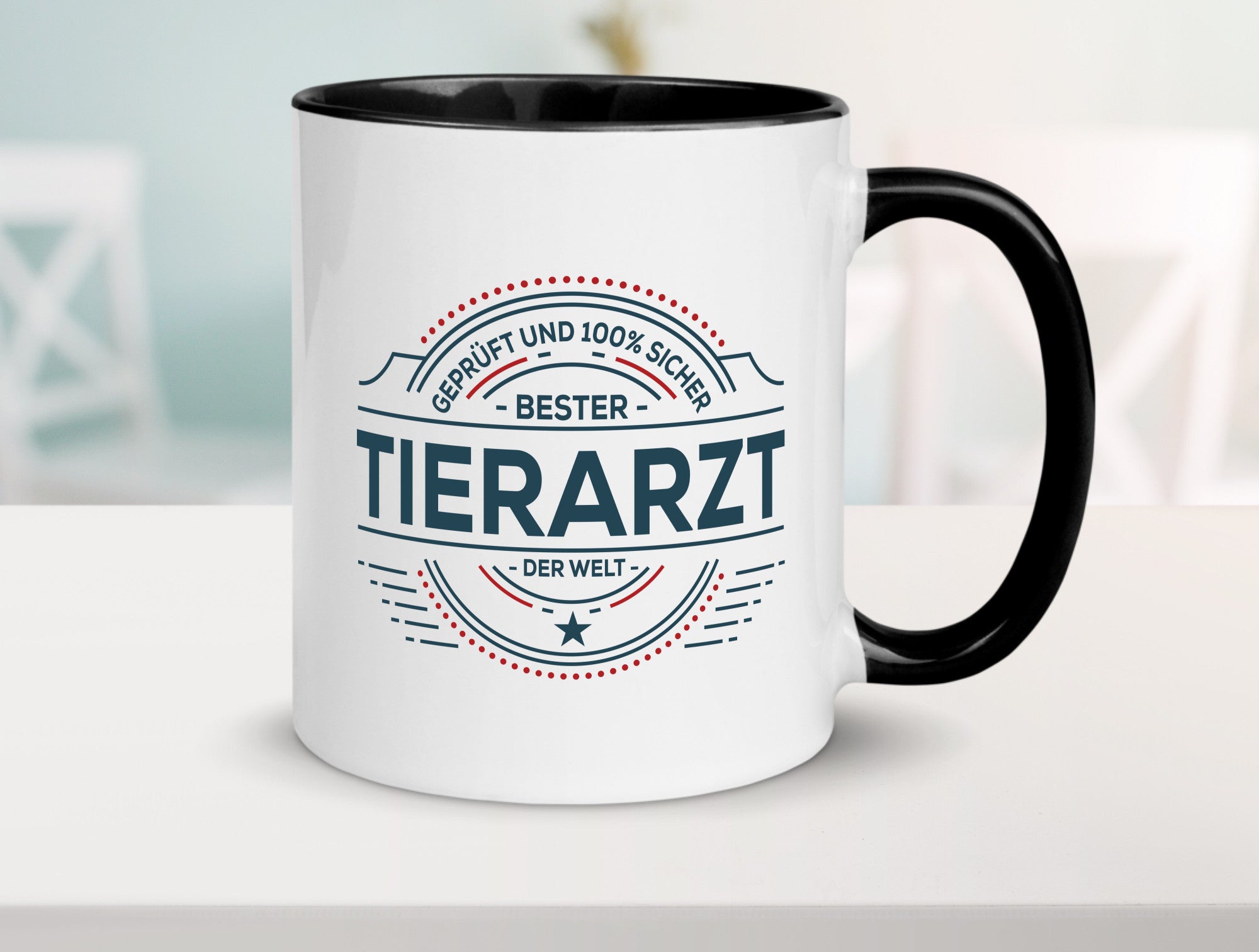 Geprüft und sicher: Tierarzt | Tiermedizin Mediziner Humor Tierliebhaber