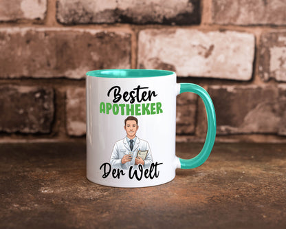 Bester Apotheker | Apotheke Pharmazie v2 Humor Geschenkidee Tasse