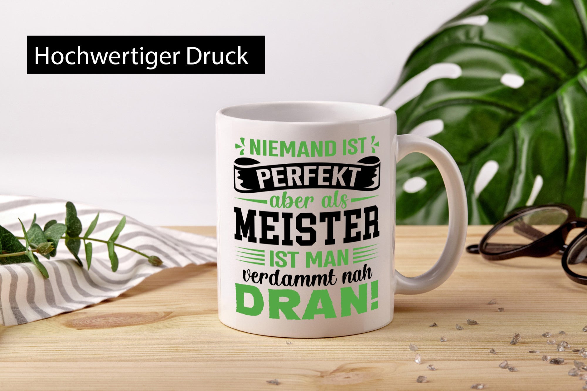 Niemand ist Perfekt aber als meister nah dran | lustig Humor Geschenkidee