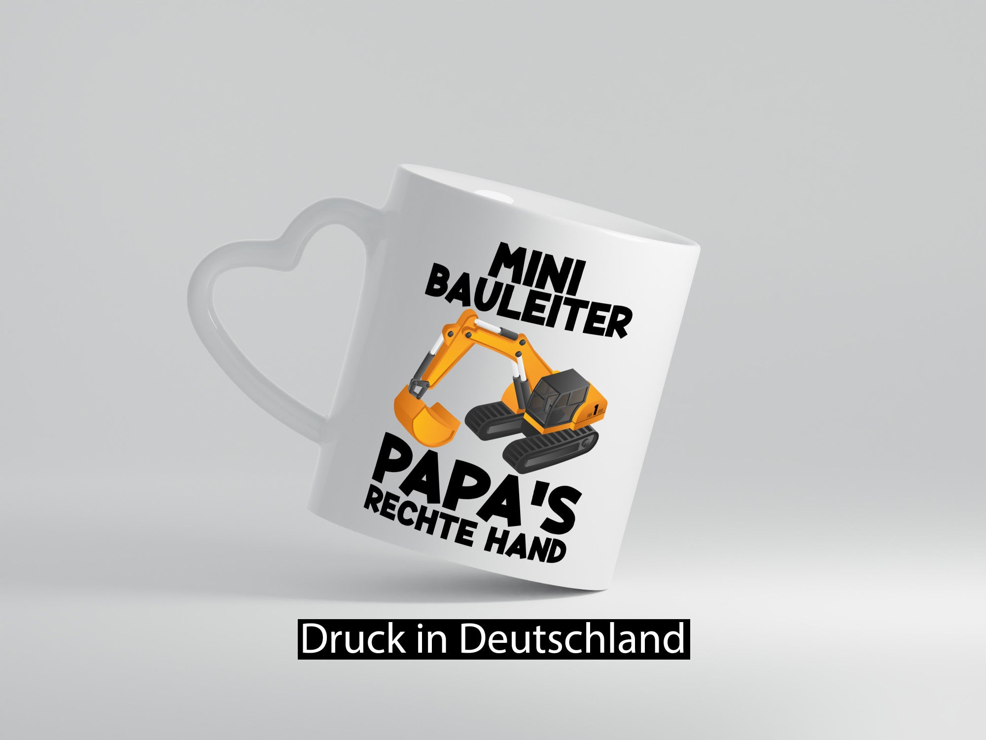 Mini Bauleiter | Kind Sohn Bagger Baustelle Junge Geschenkidee Familie Humor