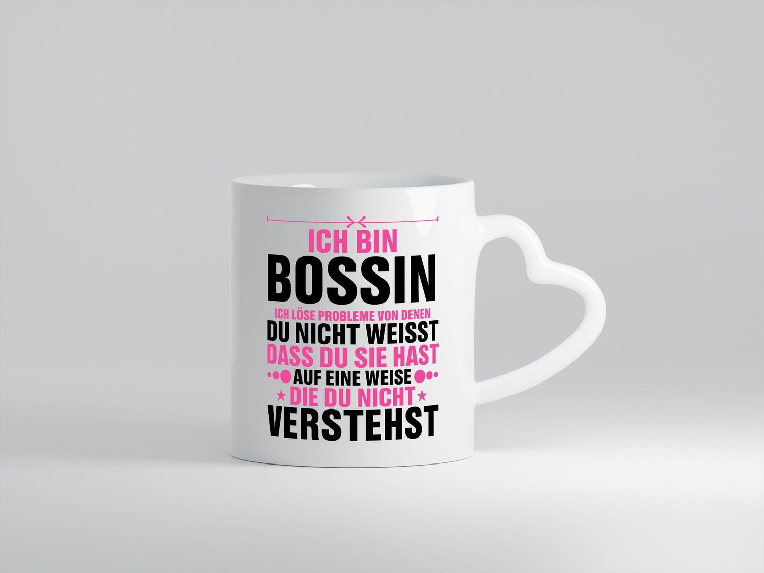 Löse Probleme: Bossin | Führungskraft Vorgesetzte lustig Humor Geschenkidee