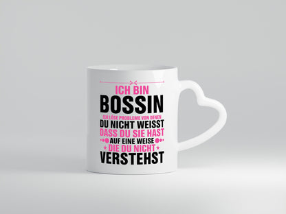 Löse Probleme: Bossin | Führungskraft Vorgesetzte lustig Humor Geschenkidee